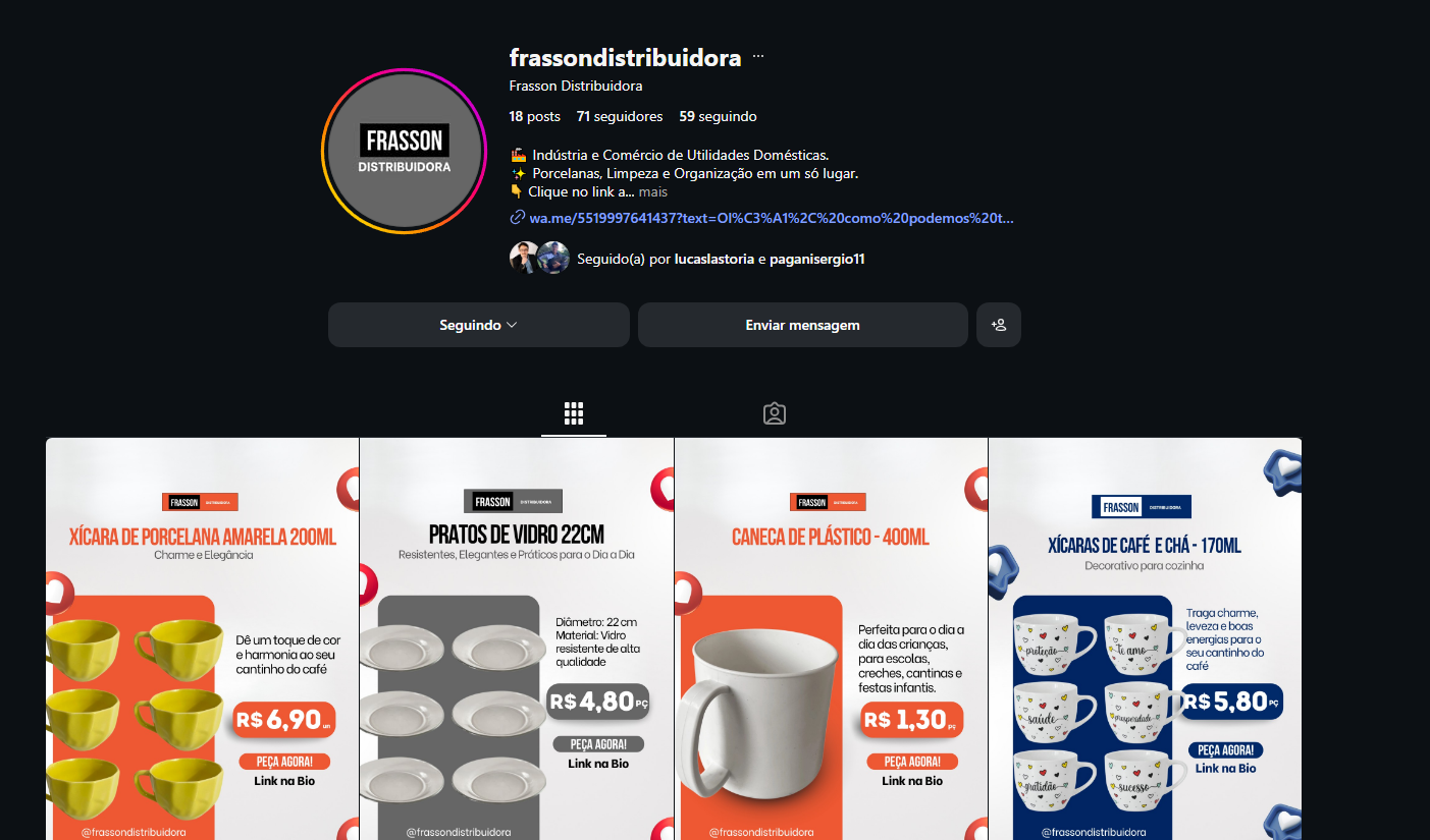 Perfil de Frasson Distribuidora
